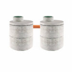 двухкамерный бетонный септик 2 на 2 кольца 15-9. септик из бетонных колец в минске