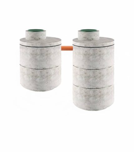 двухкамерный бетонный септик 2 на 3 кольца 15-9. септик из бетонных колец в минске