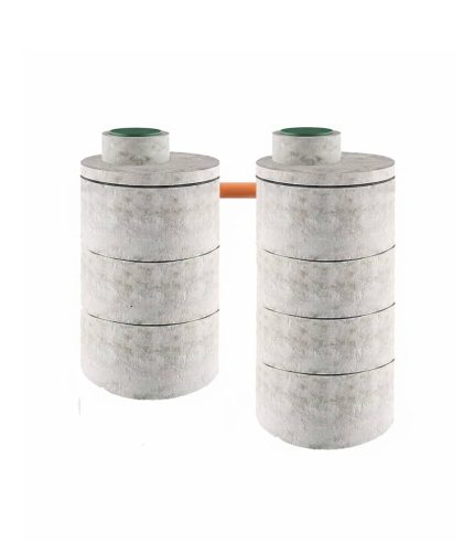 двухкамерный бетонный септик 3 на 4 кольца 15-9. септик из бетонных колец в минске