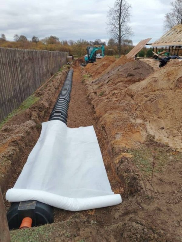 монтаж септиков, дренаж, автономная канализация в минске