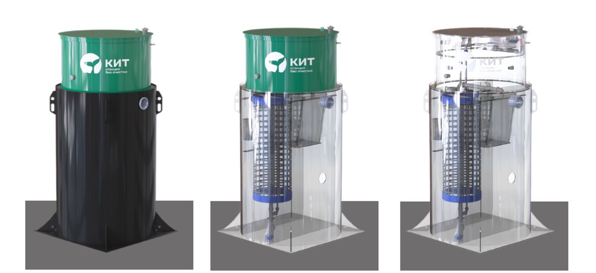 Станция биологической очистки КИТ в минске, монтаж под ключ